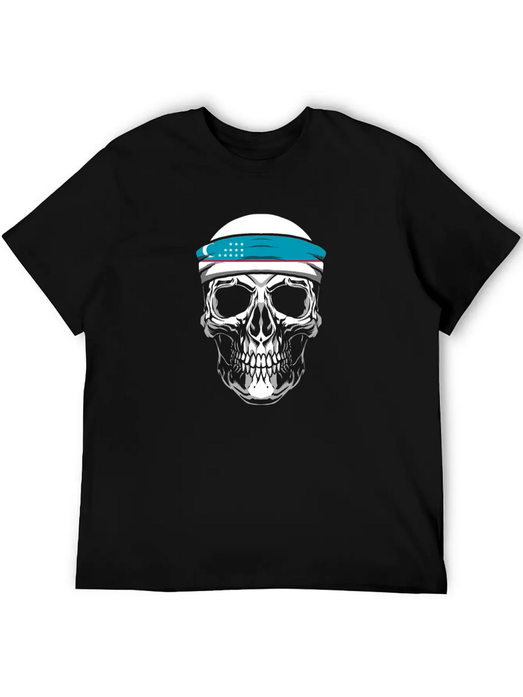 Skull Nationality Country Flag Basic Graphic T-Shirt – Daily Comfort In Soft Cotton