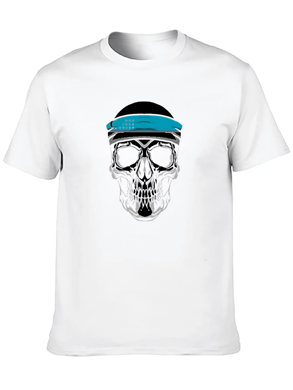Skull Nationality Country Flag Basic Graphic T-Shirt – Daily Comfort In Soft Cotton