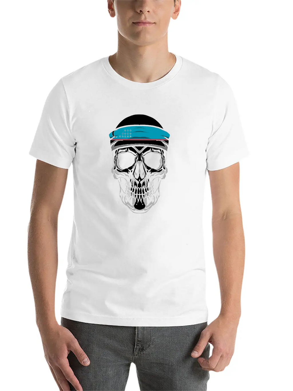 Skull Nationality Country Flag Basic Graphic T-Shirt – Daily Comfort In Soft Cotton
