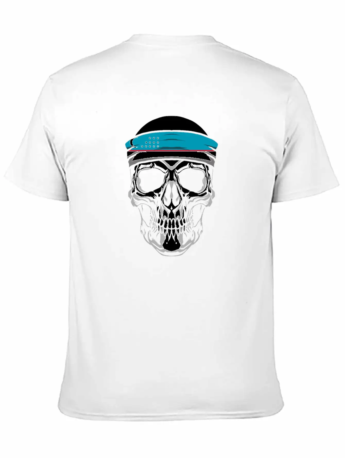 Skull Nationality Country Flag Basic Graphic T-Shirt – Daily Comfort In Soft Cotton