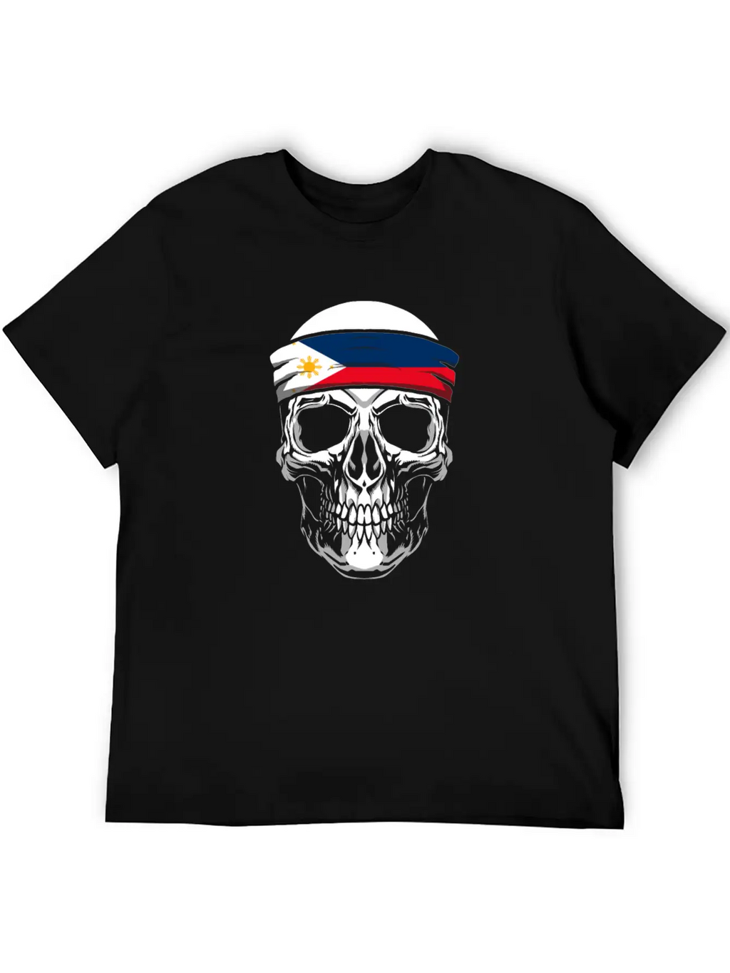 Skull Nationality Country Flag Classic Cotton Tee – Unisex Comfort For Any Season