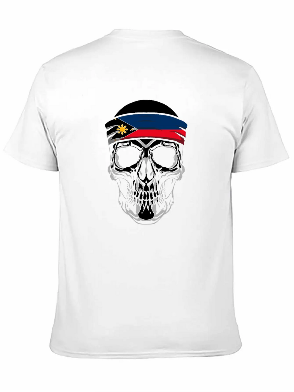 Skull Nationality Country Flag Classic Cotton Tee – Unisex Comfort For Any Season