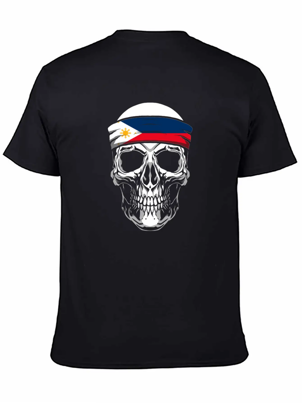 Skull Nationality Country Flag Classic Cotton Tee – Unisex Comfort For Any Season