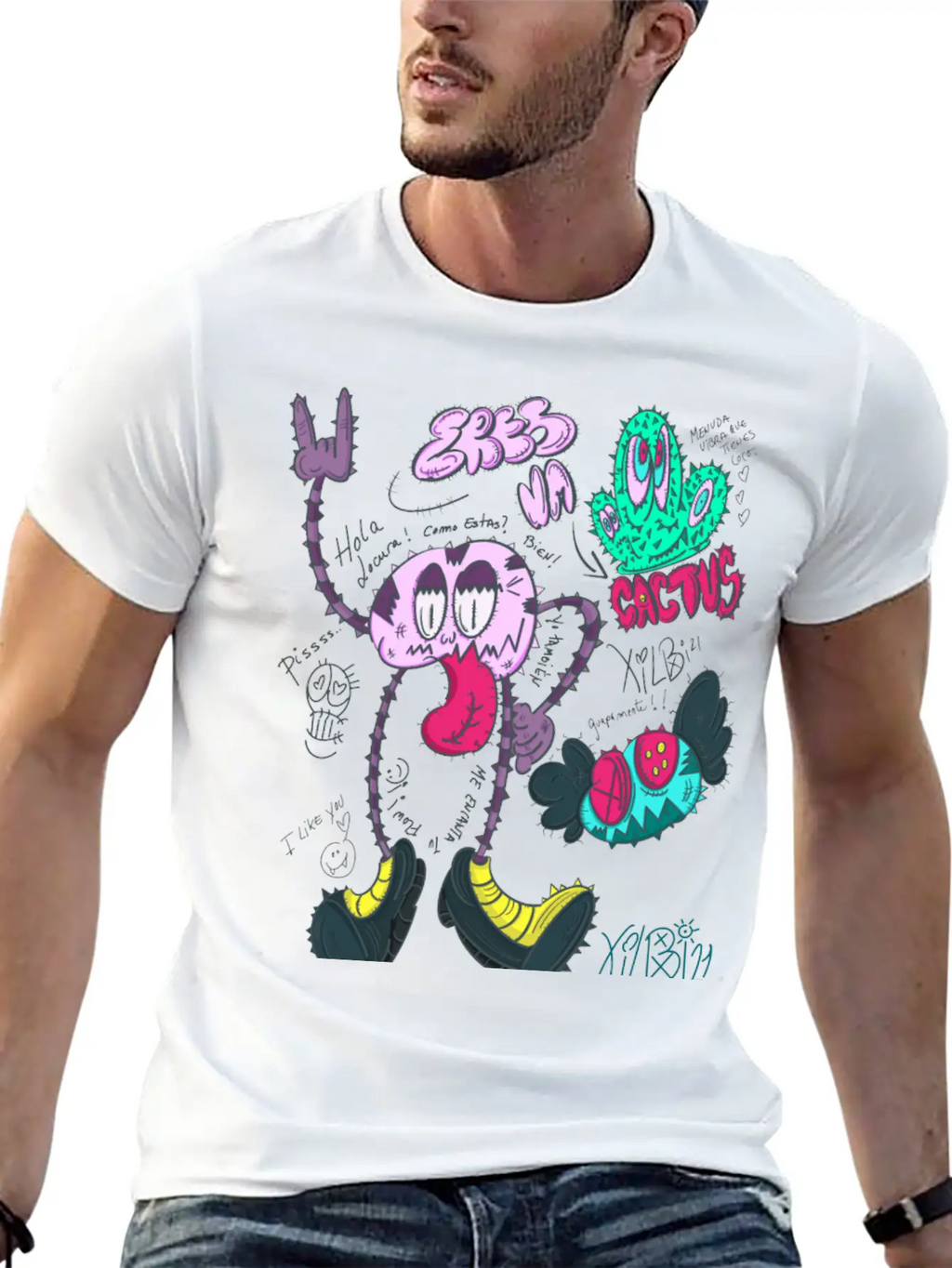 Skull Number Two Breathable Soft Cotton T-Shirt – Timeless Casual Look