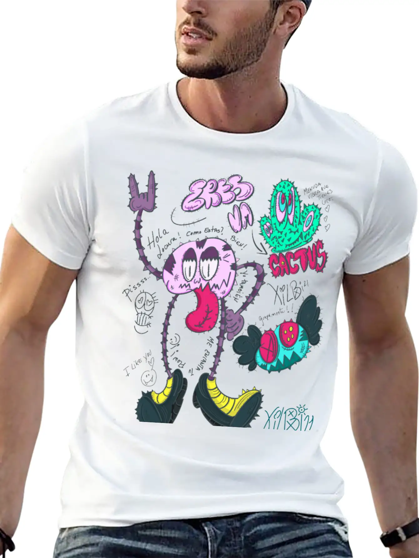 Skull Number Two Breathable Soft Cotton T-Shirt – Timeless Casual Look