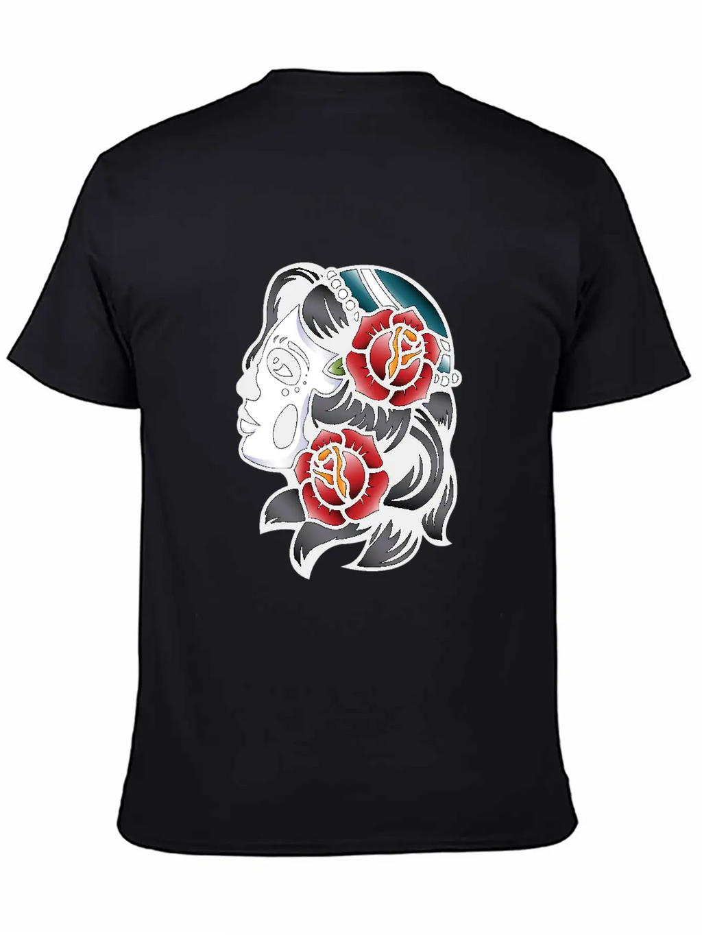 Skull Tattoo Breathable Soft Cotton T-Shirt – Timeless Casual Look
