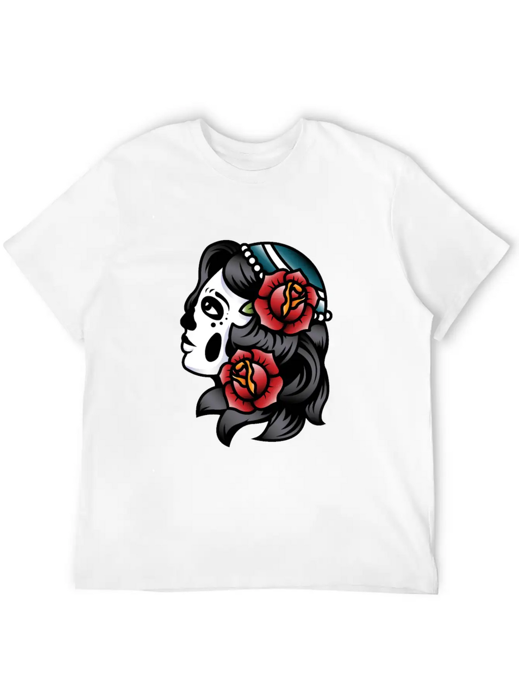 Skull Tattoo Breathable Soft Cotton T-Shirt – Timeless Casual Look