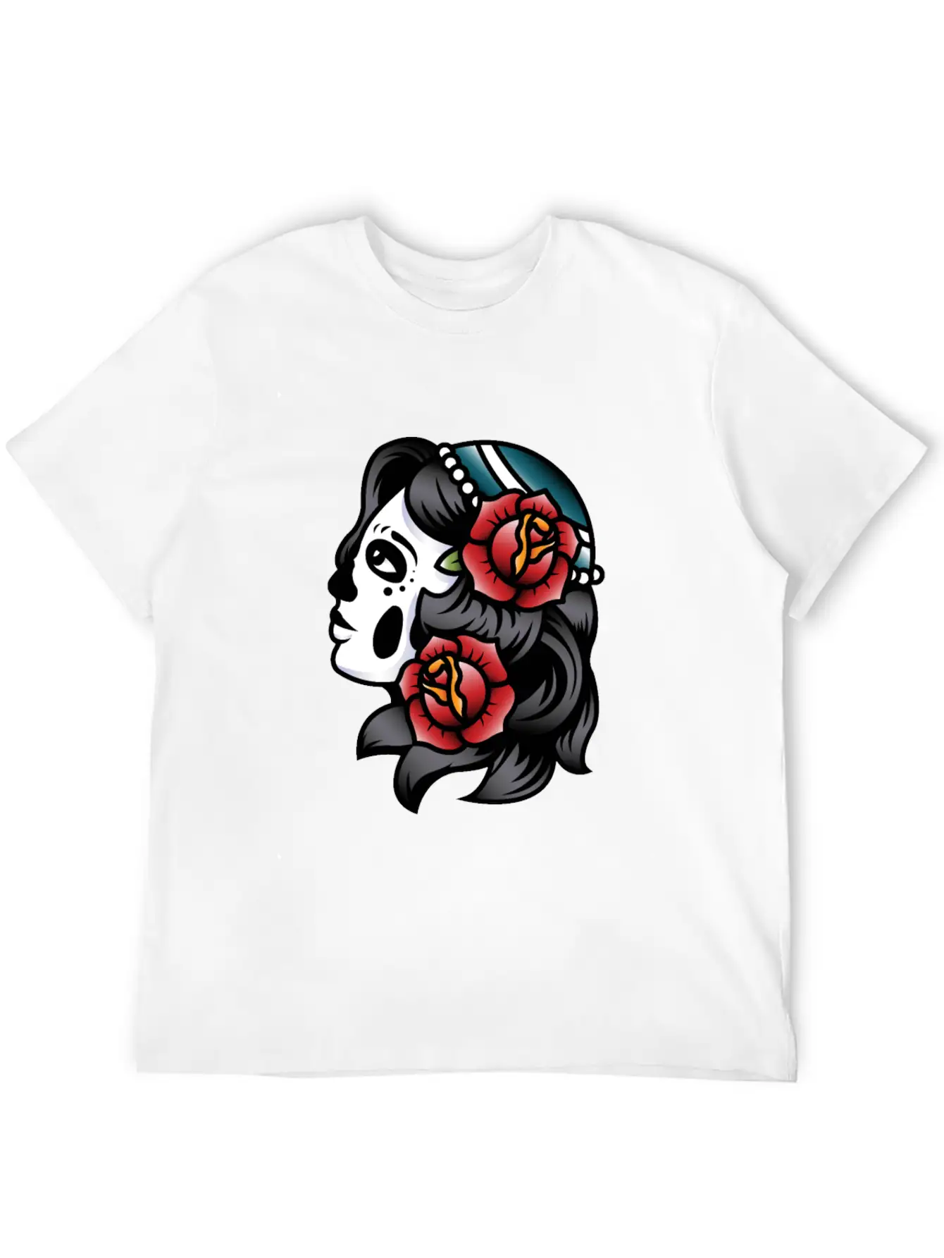 Skull Tattoo Breathable Soft Cotton T-Shirt – Timeless Casual Look