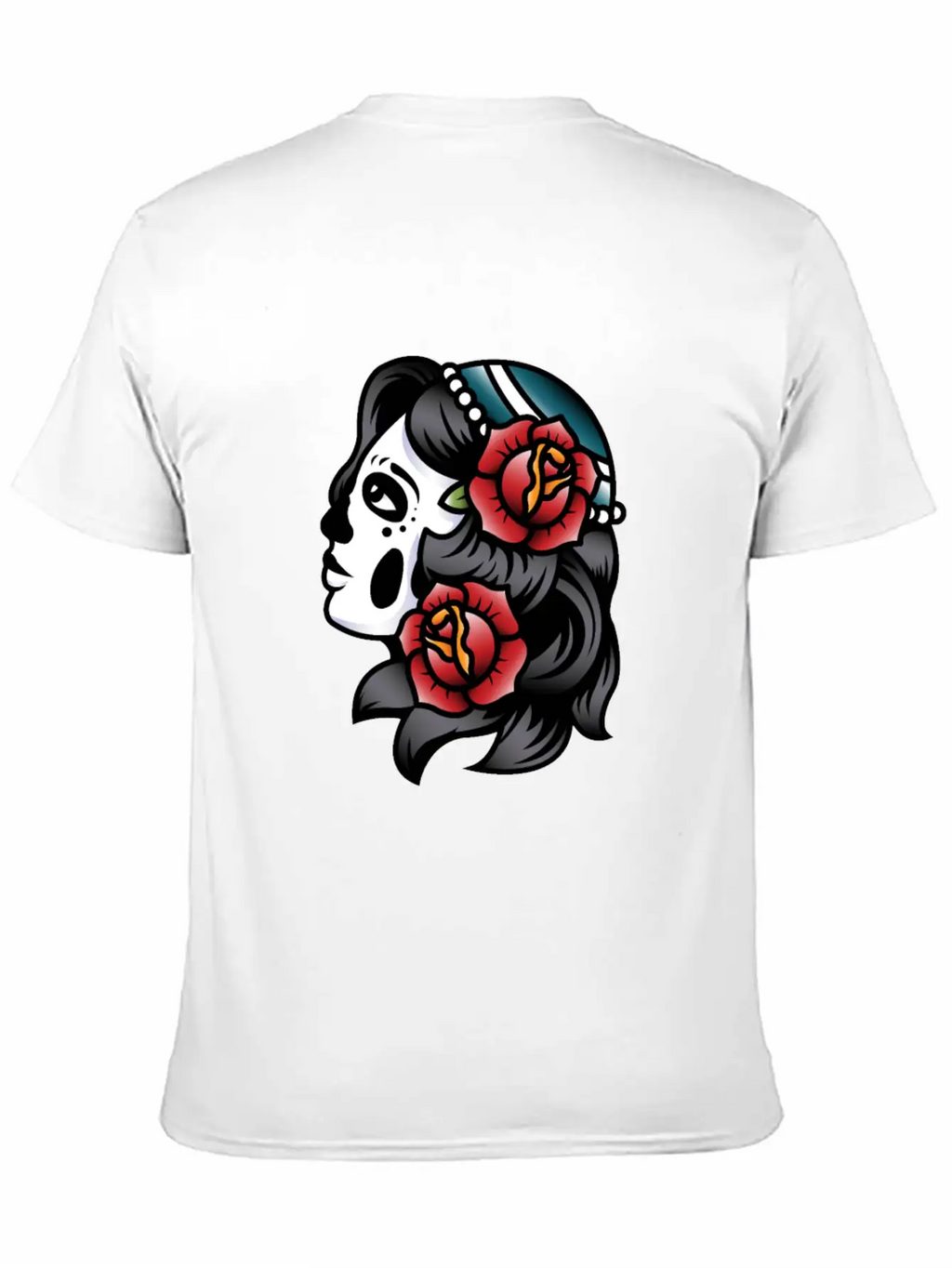 Skull Tattoo Breathable Soft Cotton T-Shirt – Timeless Casual Look