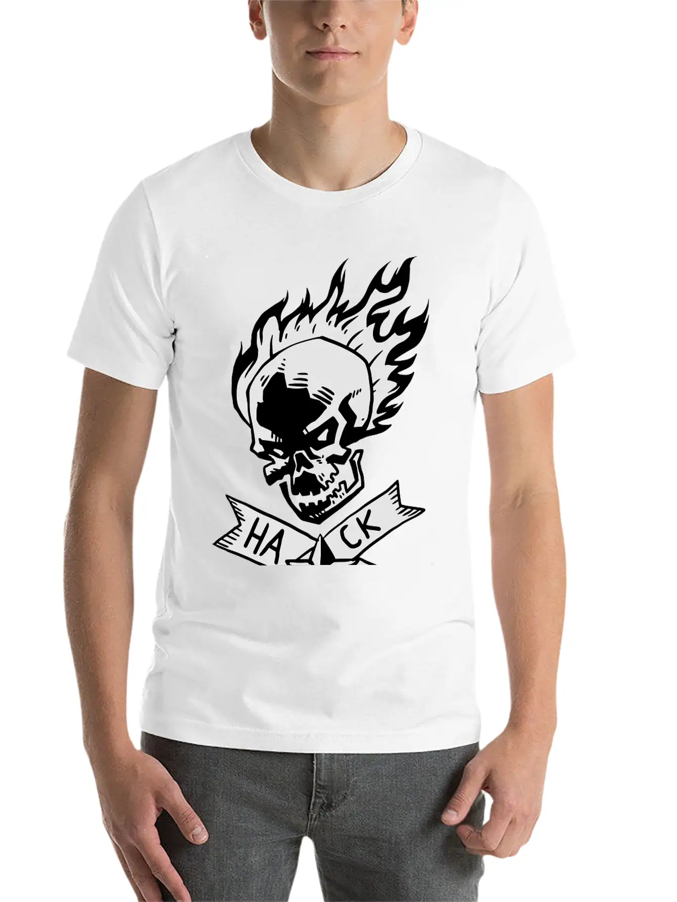 Skull Unisex Casual T-Shirt – Clean Design For Daily Comfort
