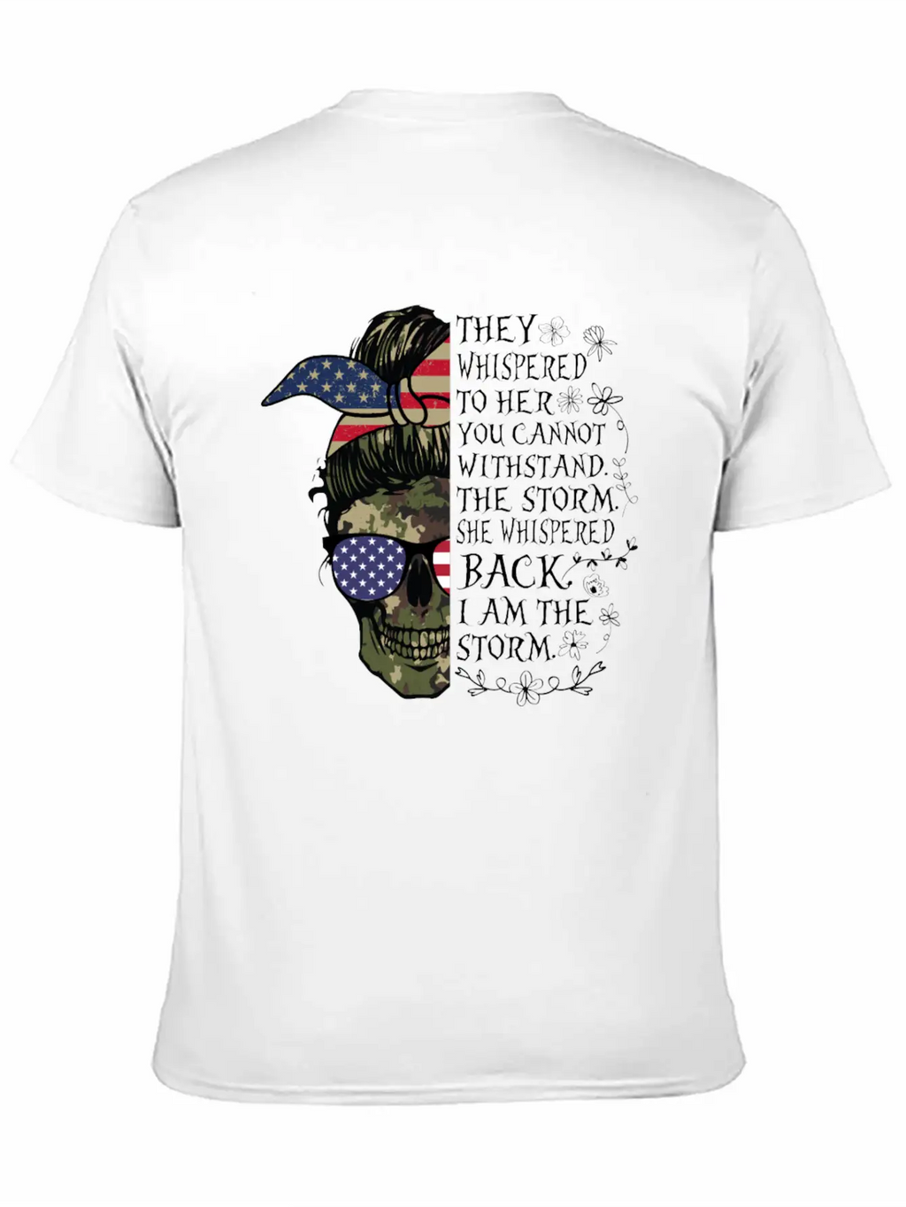 Skull Veteran Mom Timeless Short Sleeve Tee – Comfy And Minimalist Design