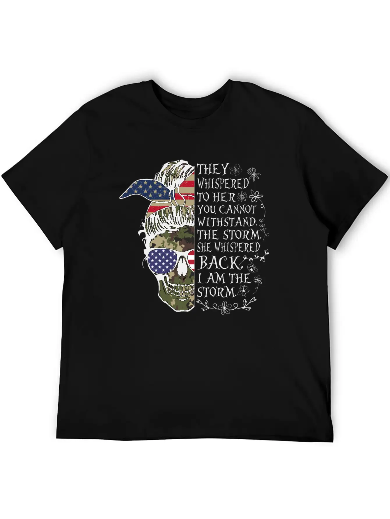 Skull Veteran Mom Timeless Short Sleeve Tee – Comfy And Minimalist Design