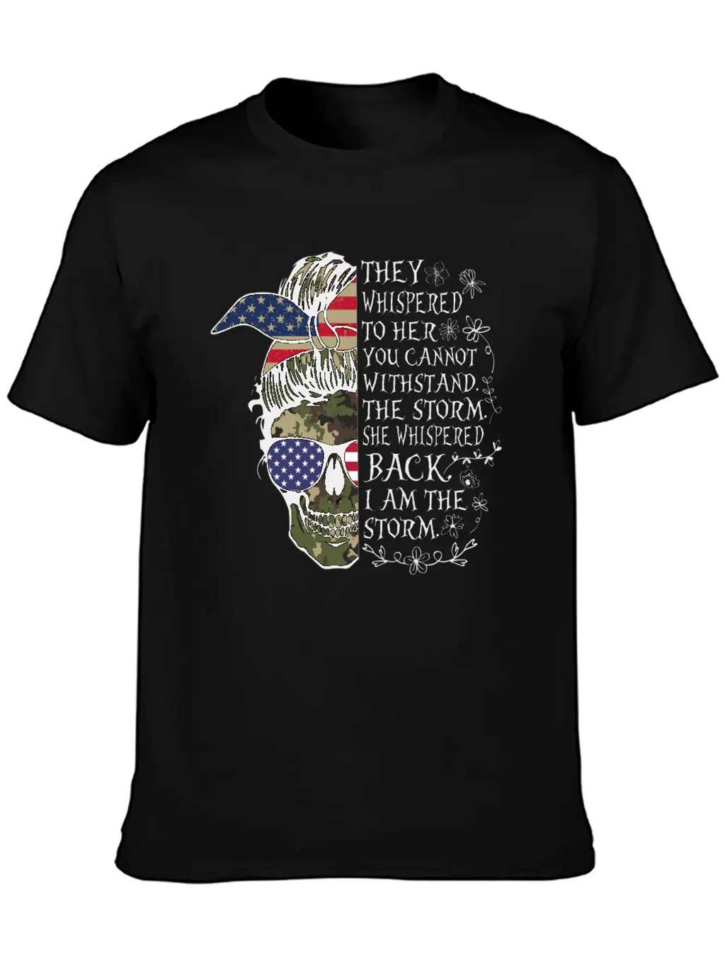 Skull Veteran Mom Timeless Short Sleeve Tee – Comfy And Minimalist Design