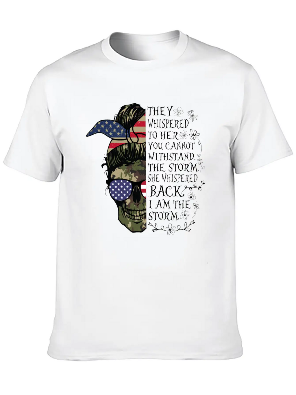 Skull Veteran Mom Timeless Short Sleeve Tee – Comfy And Minimalist Design