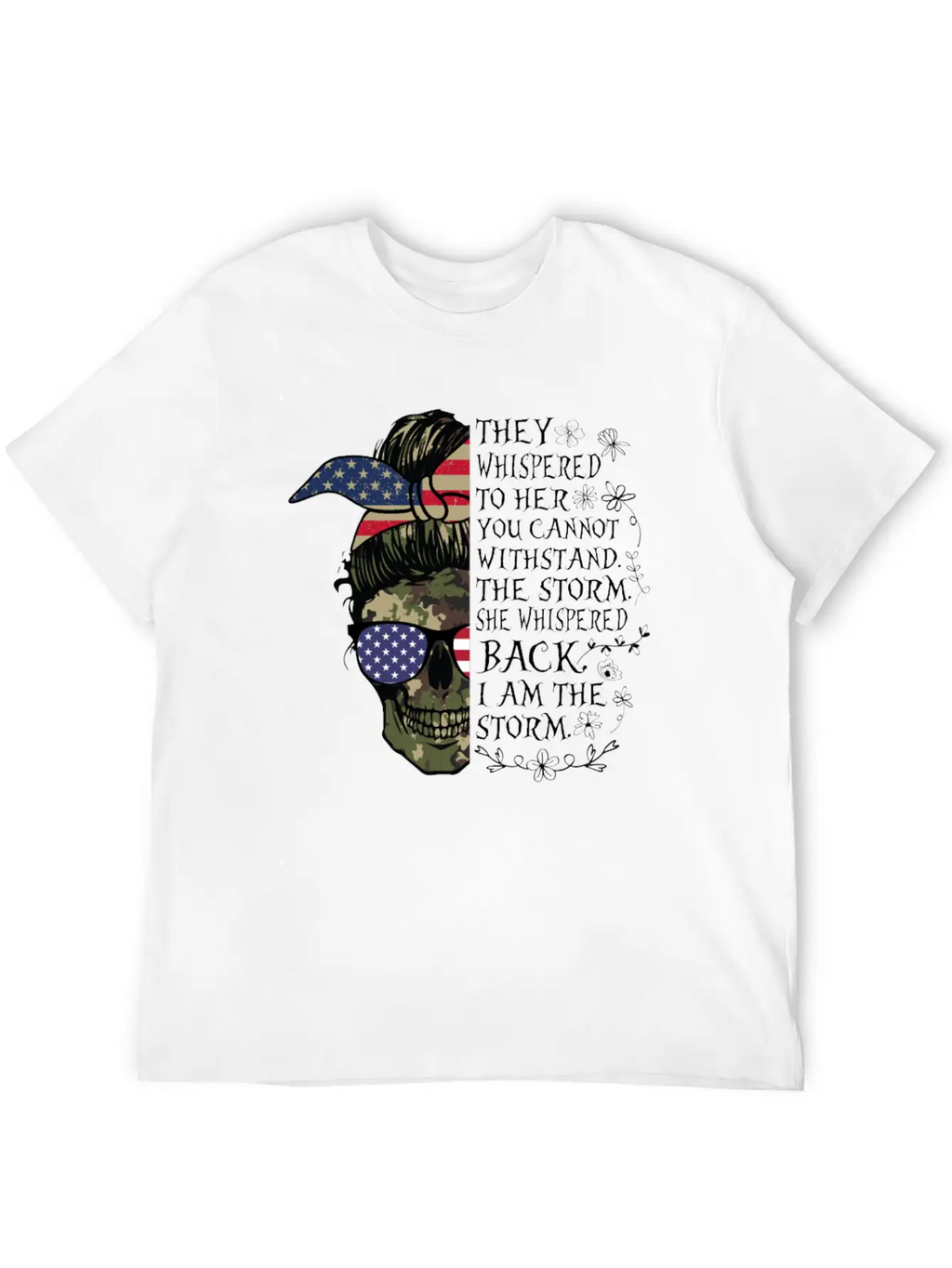 Skull Veteran Mom Timeless Short Sleeve Tee – Comfy And Minimalist Design