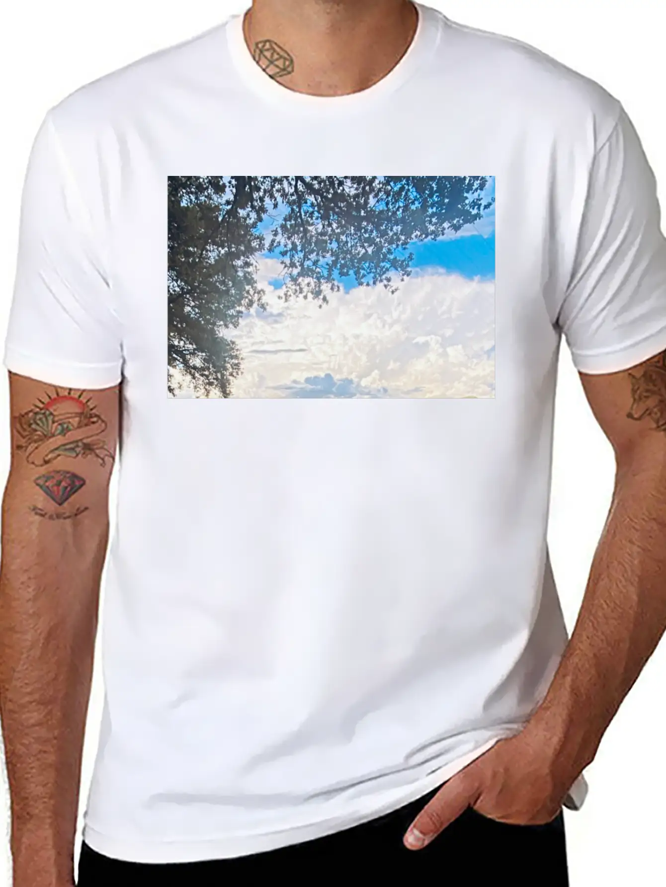 Sky Unisex Casual T-Shirt – Clean Design For Daily Comfort
