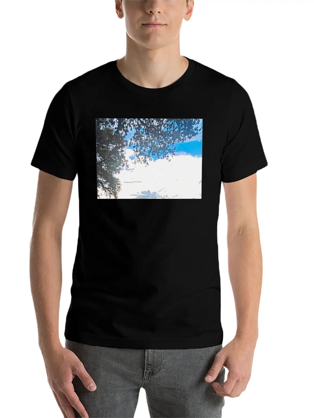 Sky Unisex Casual T-Shirt – Clean Design For Daily Comfort