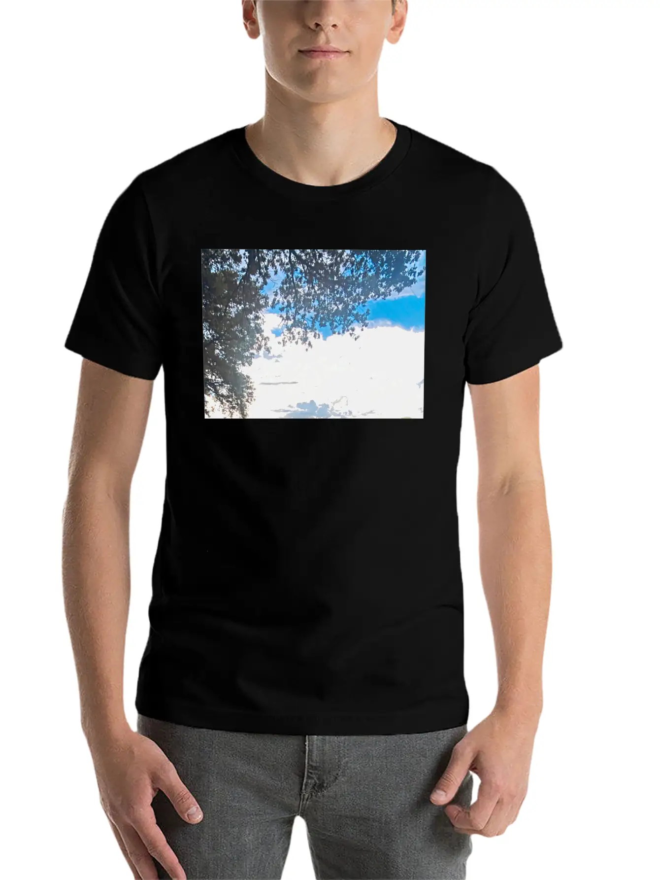Sky Unisex Casual T-Shirt – Clean Design For Daily Comfort