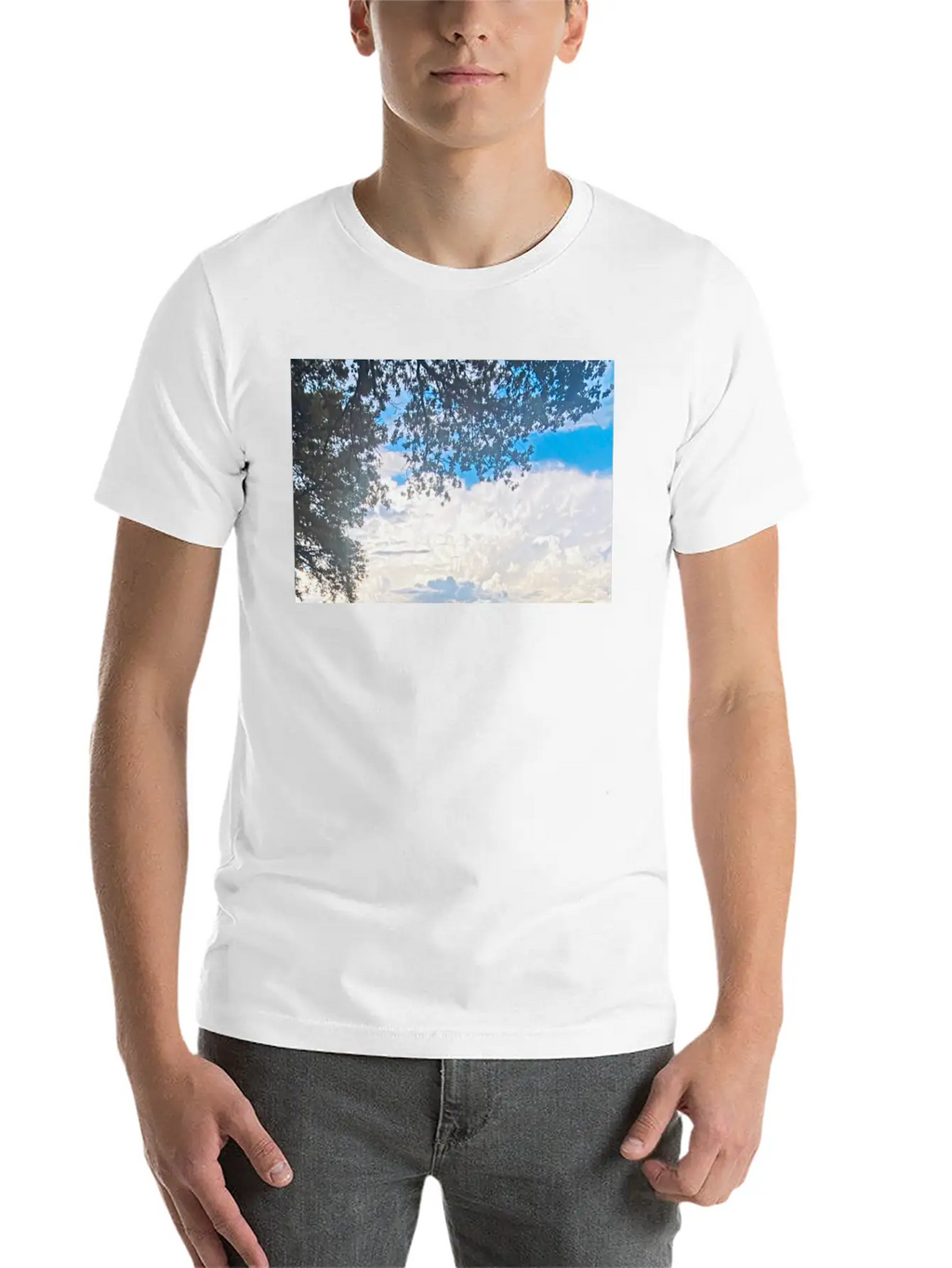 Sky Unisex Casual T-Shirt – Clean Design For Daily Comfort