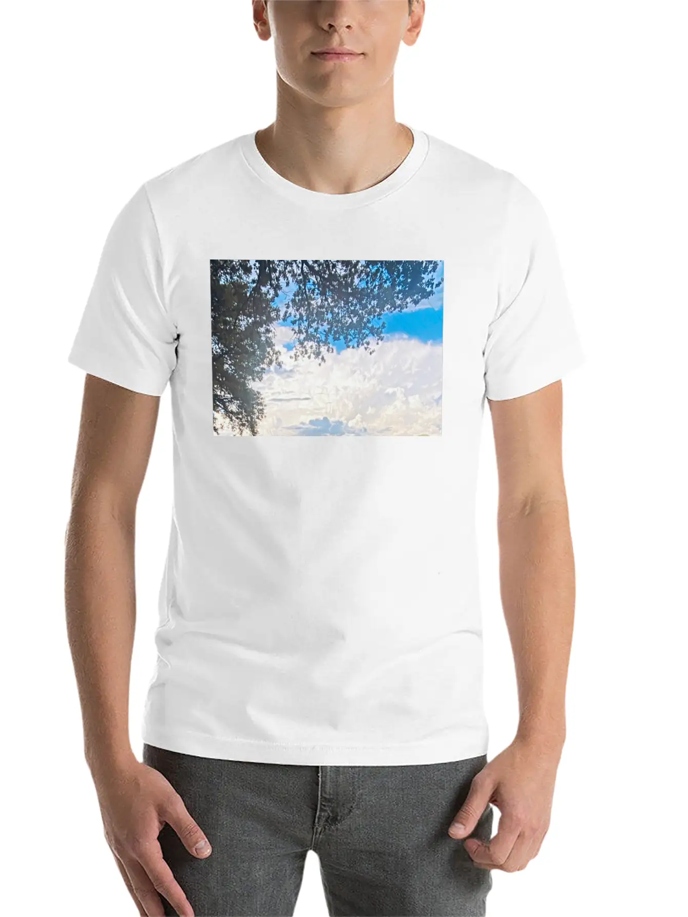 Sky Unisex Casual T-Shirt – Clean Design For Daily Comfort