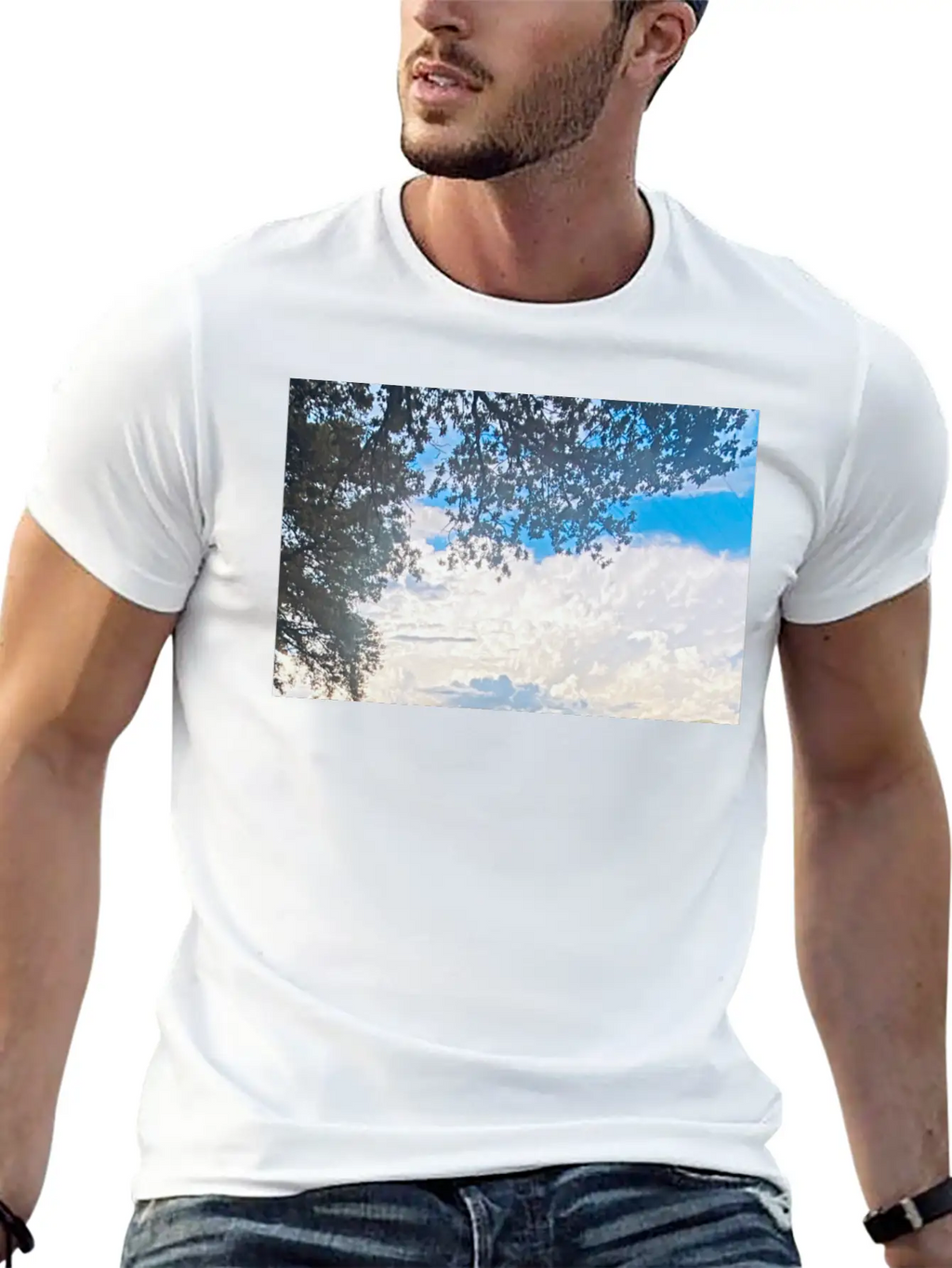 Sky Unisex Casual T-Shirt – Clean Design For Daily Comfort