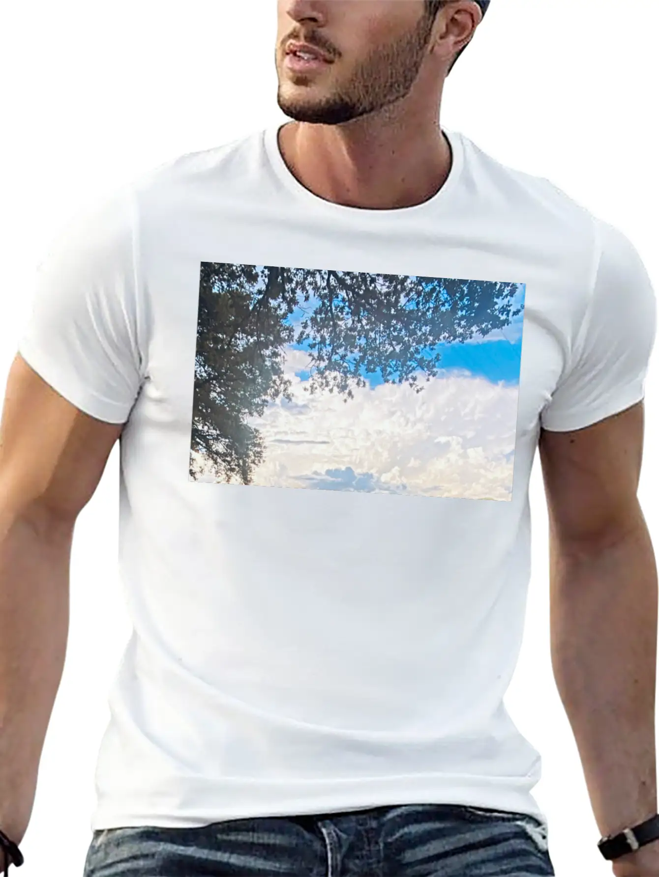 Sky Unisex Casual T-Shirt – Clean Design For Daily Comfort