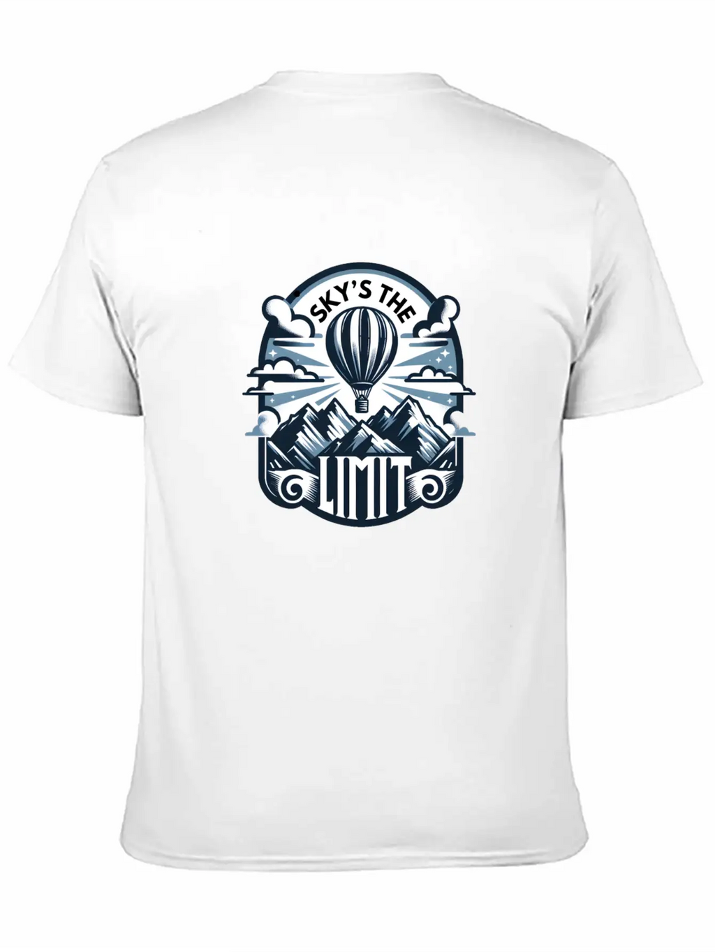 Sky's The Limit, Mountains Stylish Everyday T-Shirt – Unisex Basic Cotton Tee
