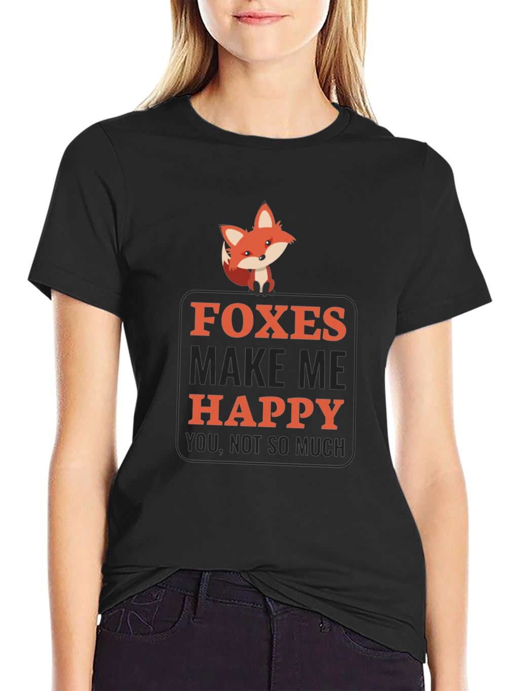 Foxes Make Me Happy Graphic Tee