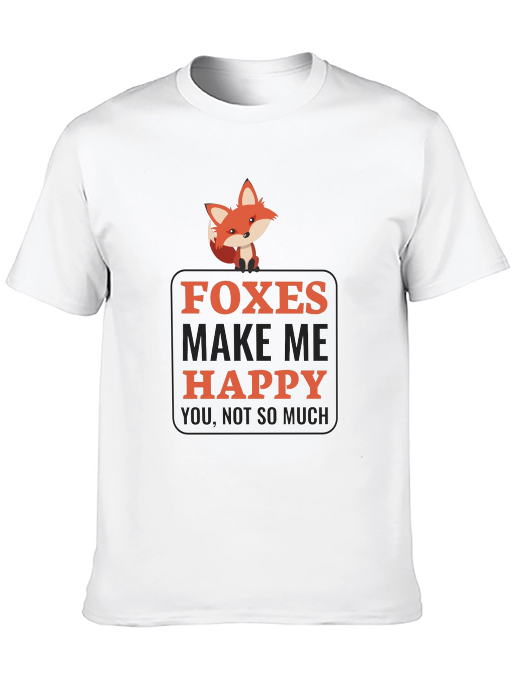 Foxes Make Me Happy Graphic Tee