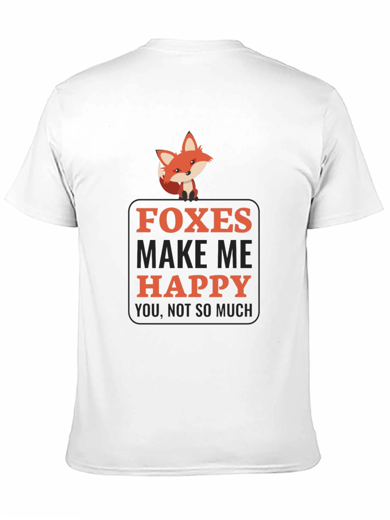Foxes Make Me Happy Graphic Tee