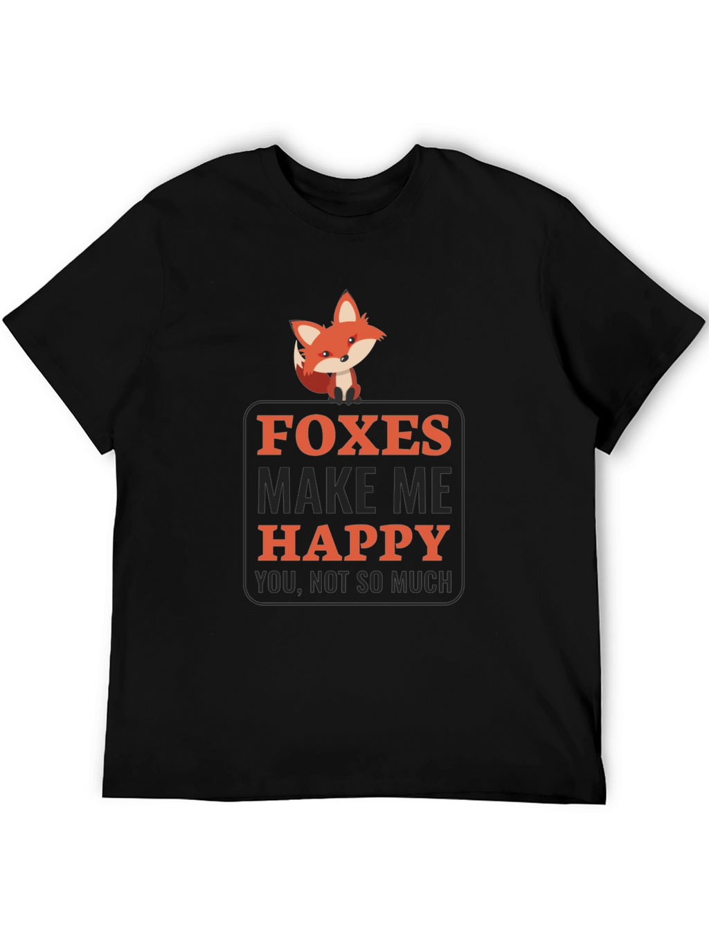 Foxes Make Me Happy Graphic Tee