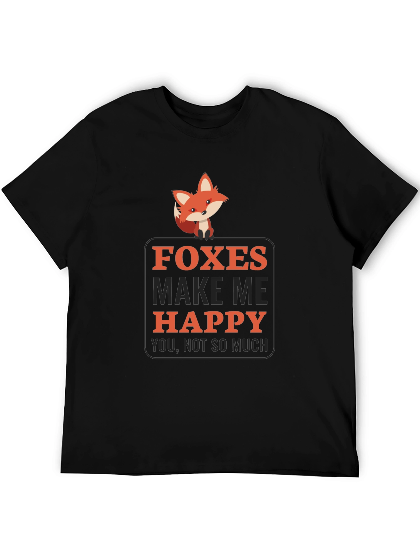 Foxes Make Me Happy Graphic Tee