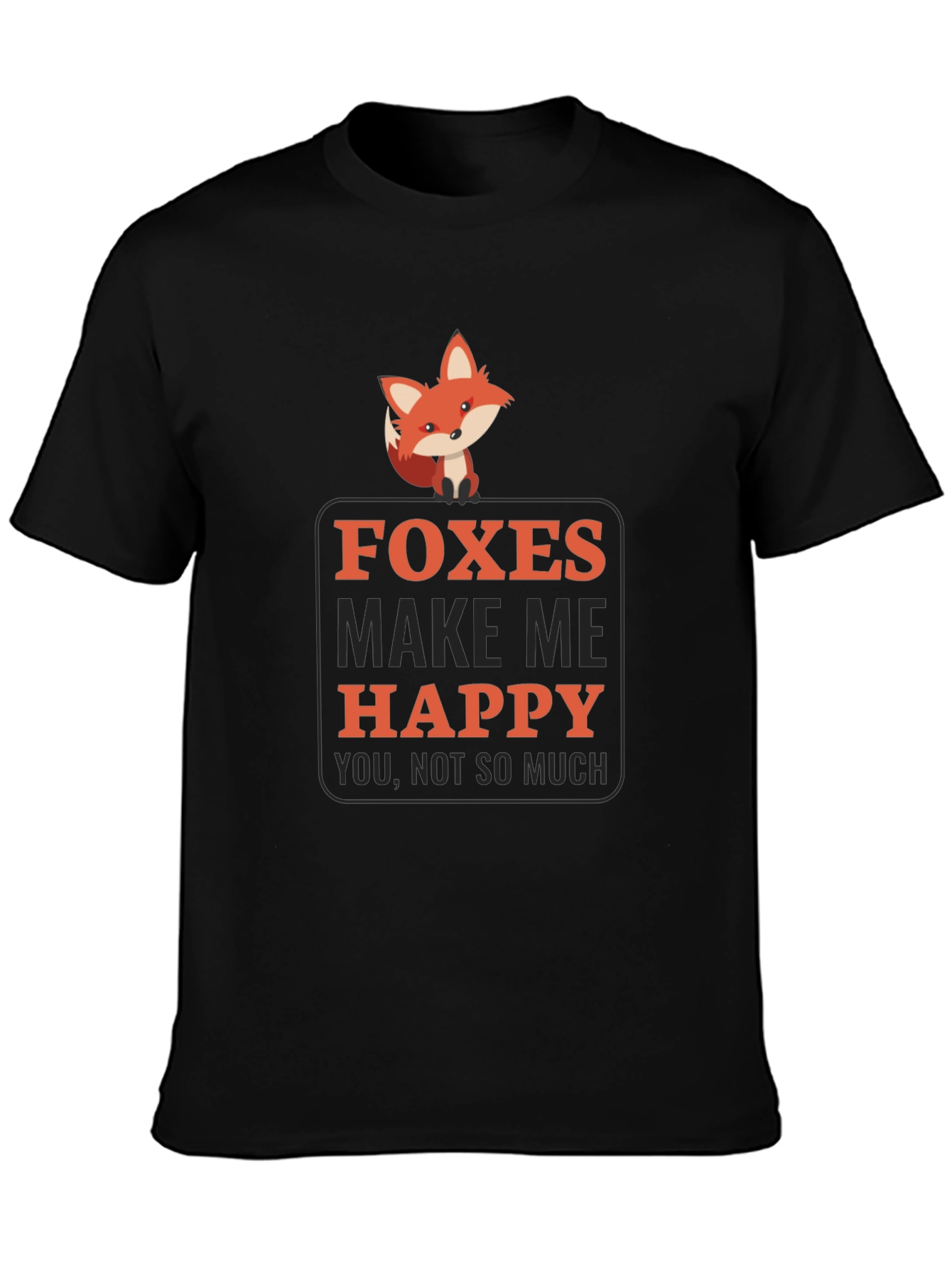 Foxes Make Me Happy Graphic Tee