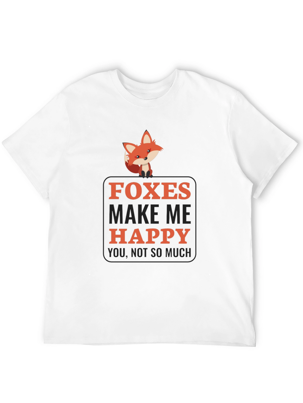 Foxes Make Me Happy Graphic Tee