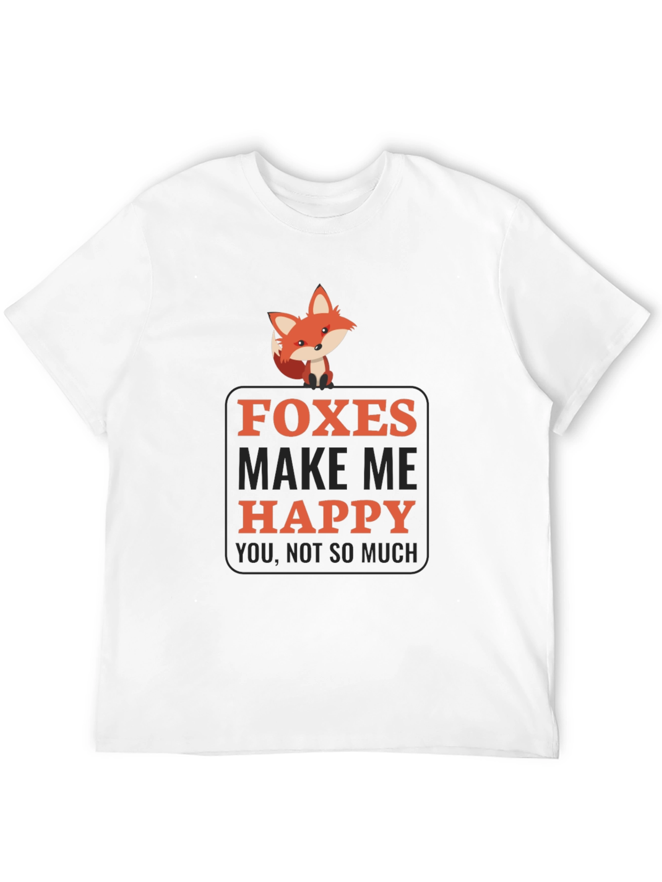 Foxes Make Me Happy Graphic Tee