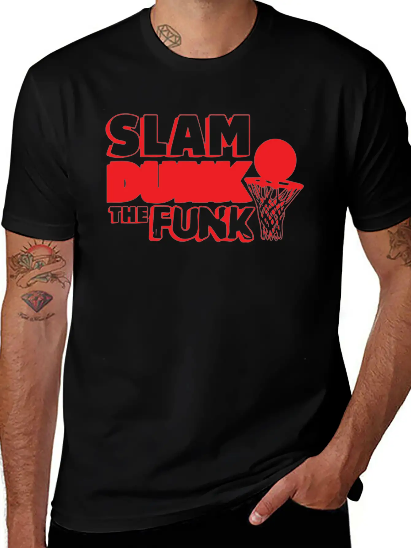 Slam Dunk The Funk Breathable Graphic T-Shirt – Perfect For Casual Days