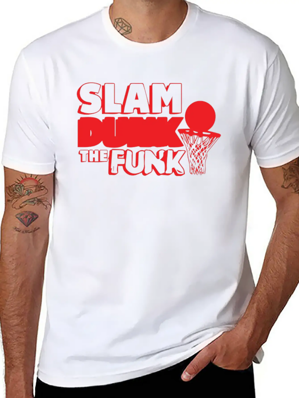 Slam Dunk The Funk Breathable Graphic T-Shirt – Perfect For Casual Days
