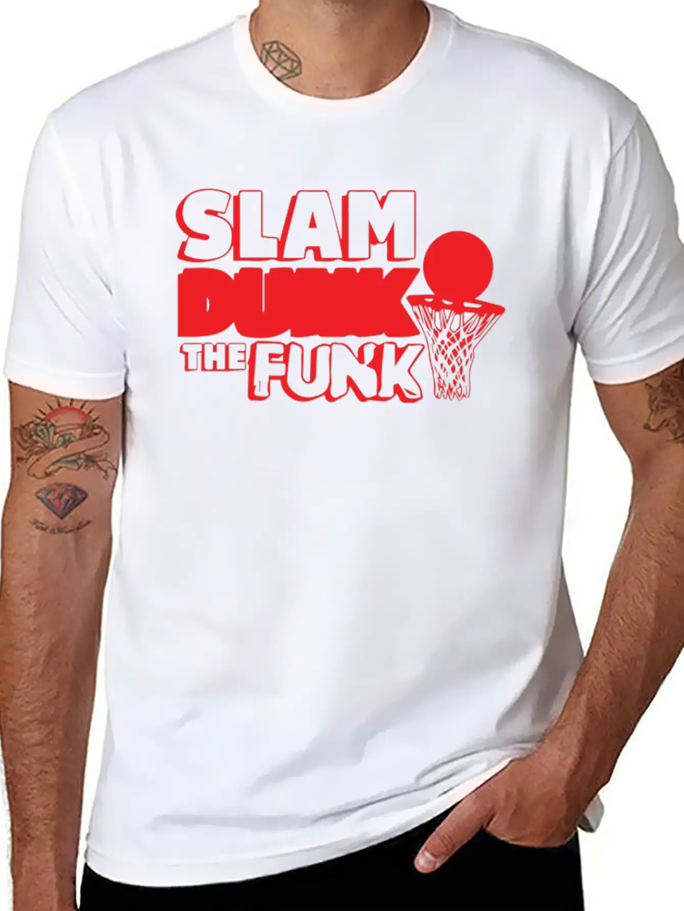 Slam Dunk The Funk Breathable Graphic T-Shirt – Perfect For Casual Days