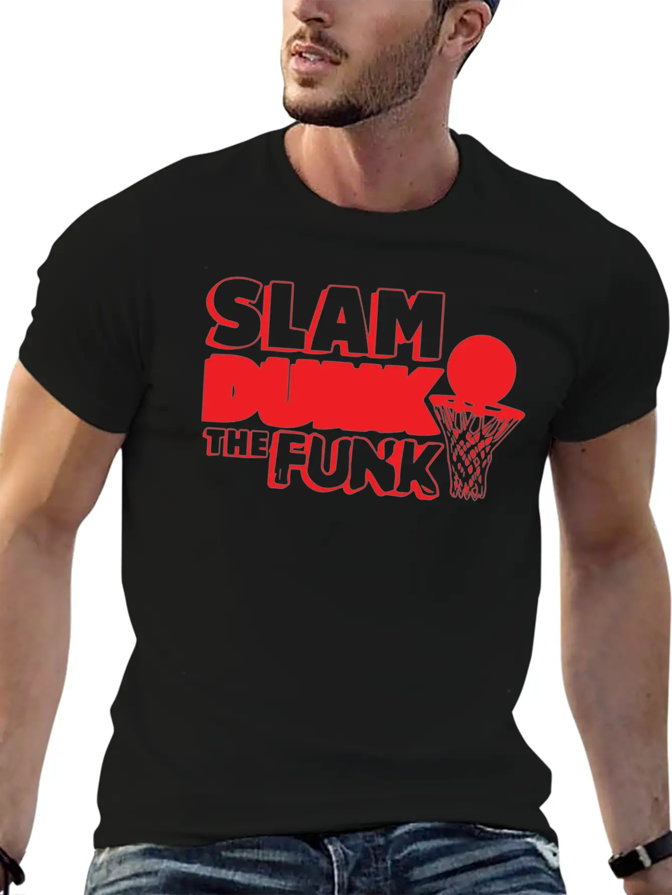 Slam Dunk The Funk Breathable Graphic T-Shirt – Perfect For Casual Days