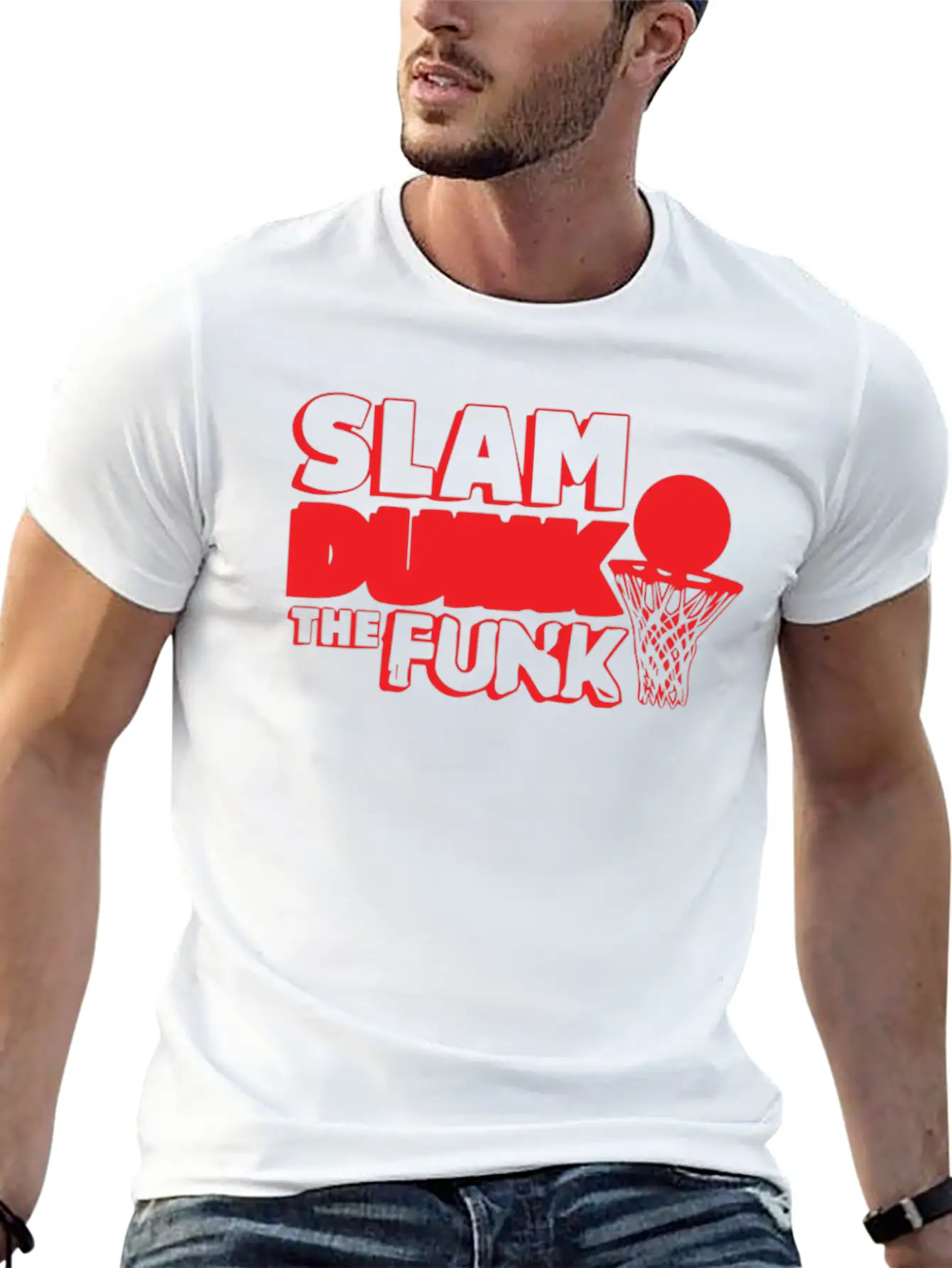 Slam Dunk The Funk Breathable Graphic T-Shirt – Perfect For Casual Days