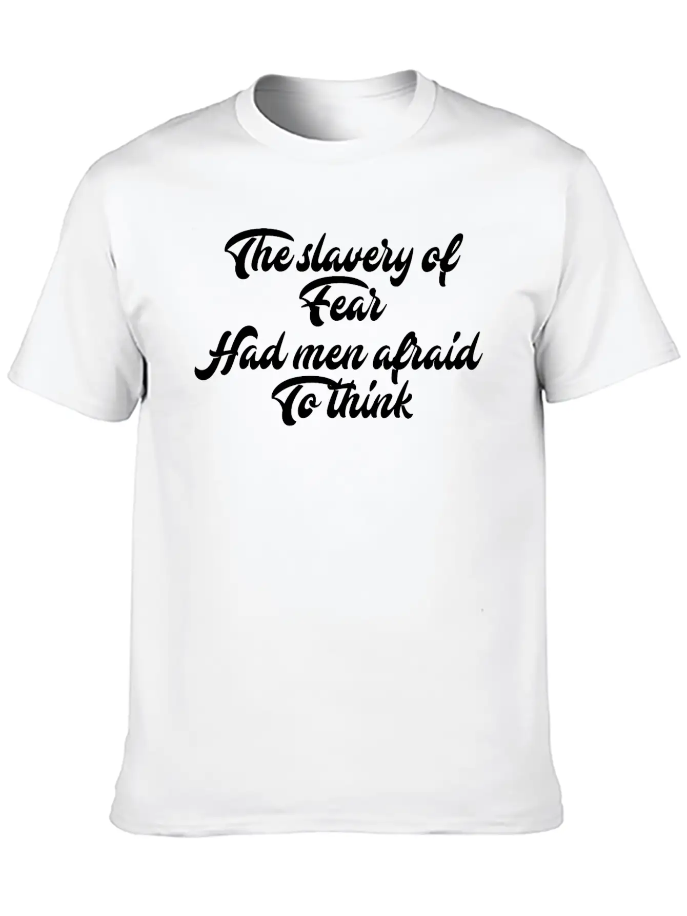 Slavery Of Fear Classic Cotton Tee – Unisex Comfort For Any Season