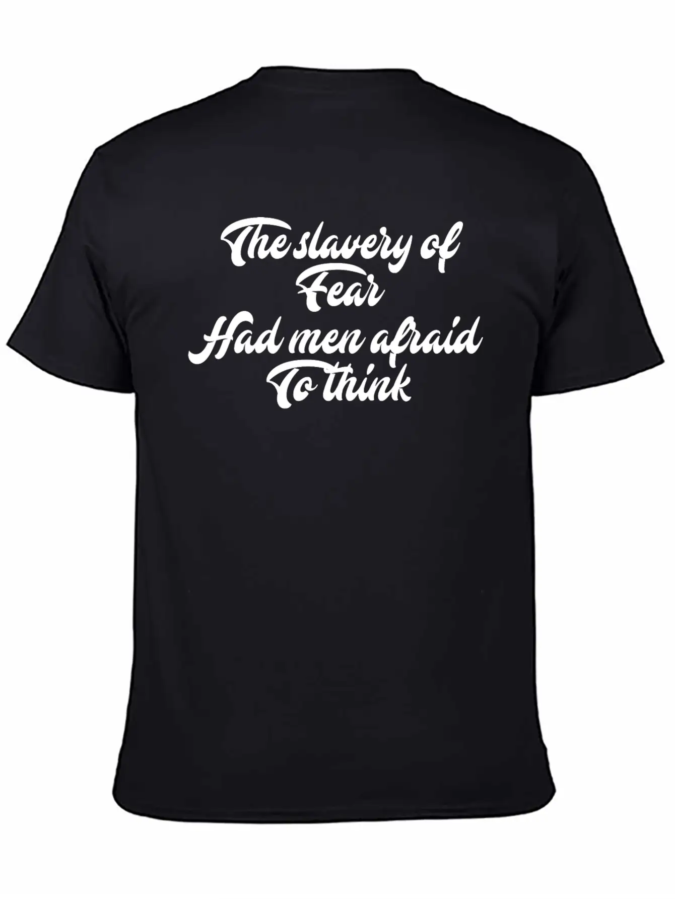 Slavery Of Fear Classic Cotton Tee – Unisex Comfort For Any Season