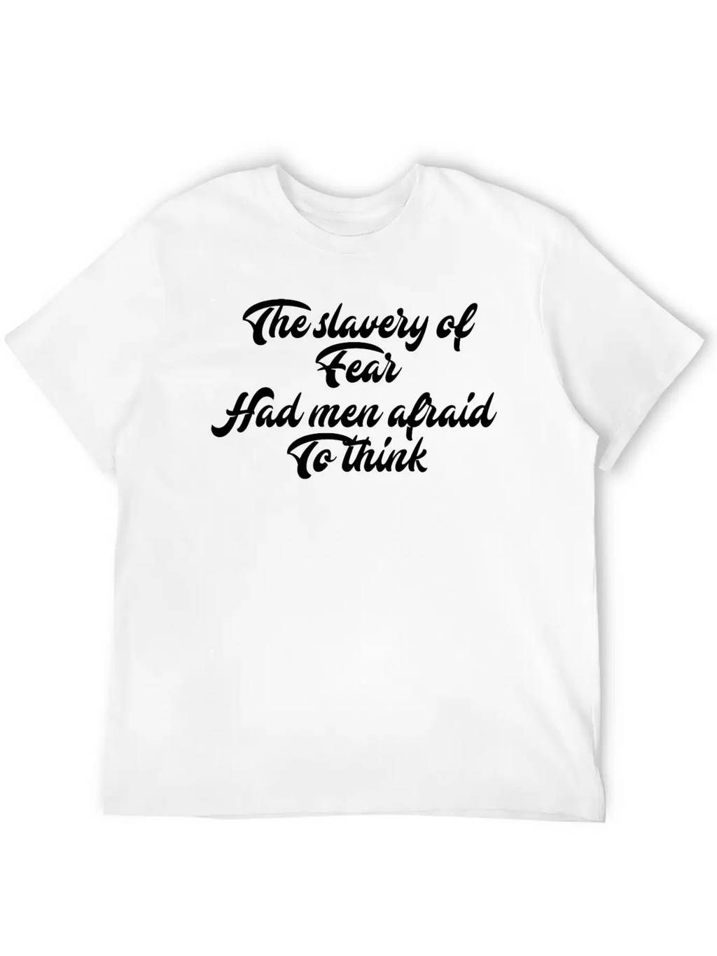 Slavery Of Fear Classic Cotton Tee – Unisex Comfort For Any Season