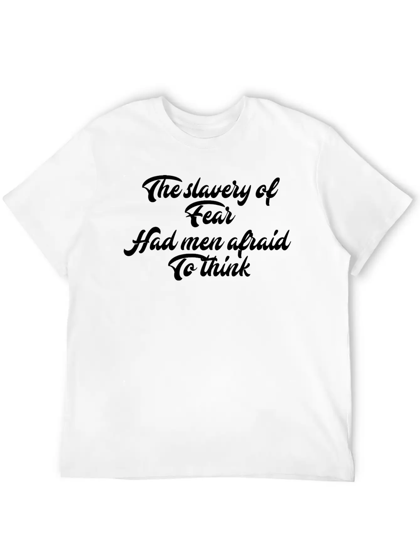 Slavery Of Fear Classic Cotton Tee – Unisex Comfort For Any Season