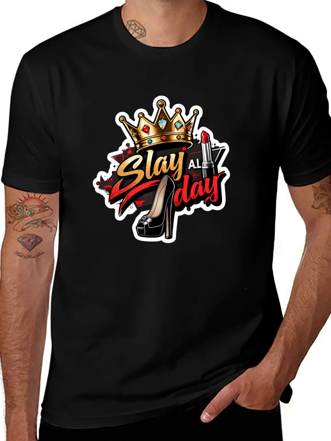 Slay All Day – Bold & Fierce Unisex Casual T-Shirt – Clean Design For Daily Comfort