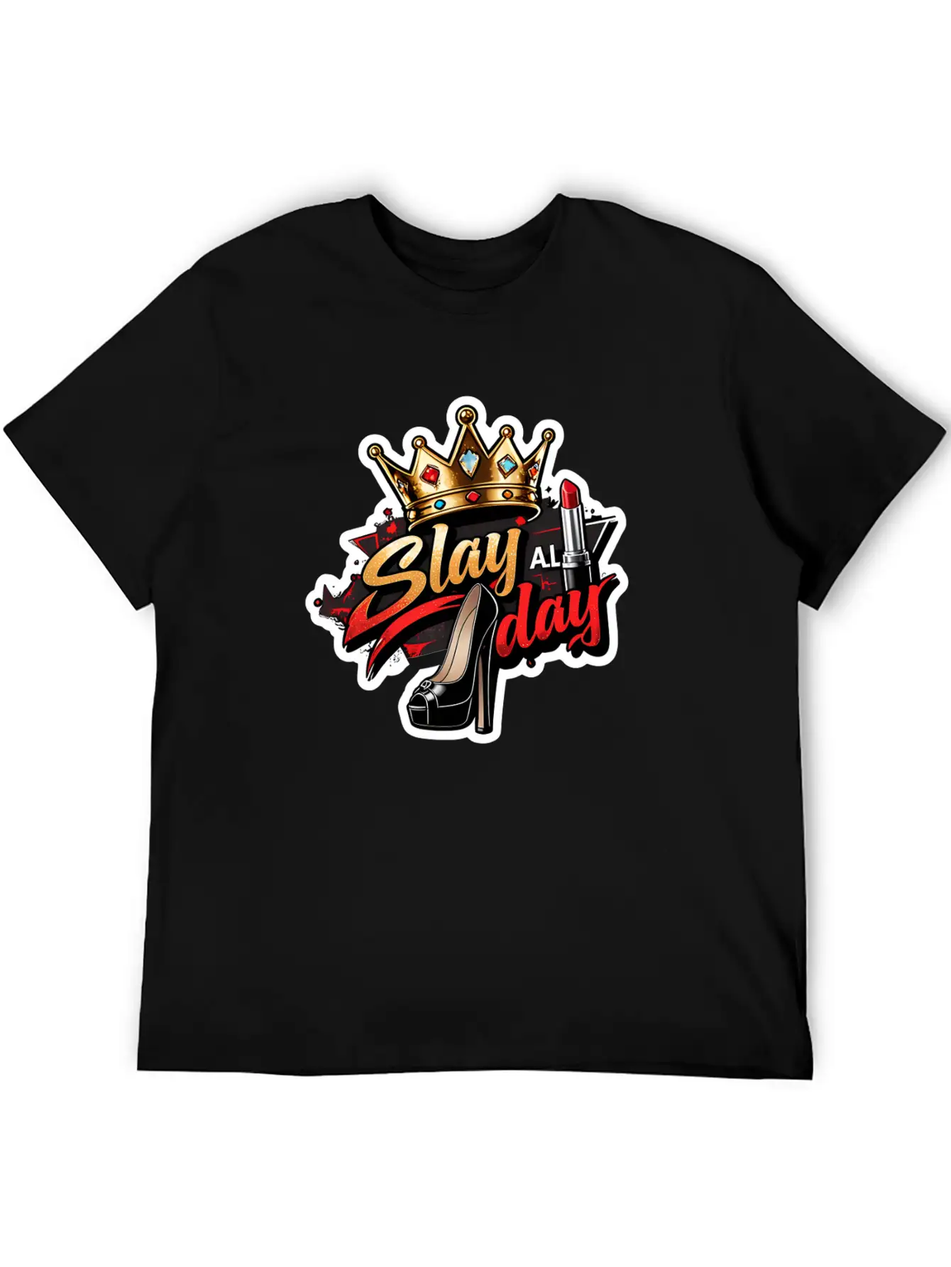 Slay All Day – Bold & Fierce Unisex Casual T-Shirt – Clean Design For Daily Comfort