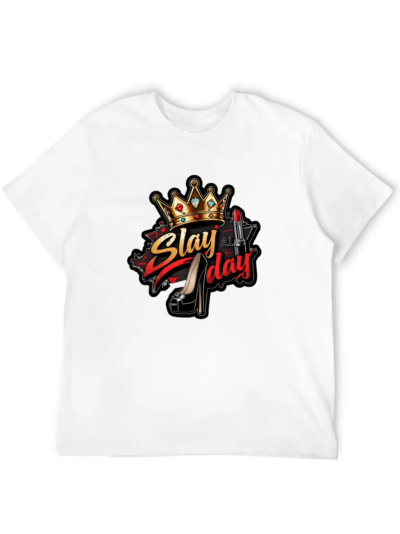 Slay All Day – Bold & Fierce Unisex Casual T-Shirt – Clean Design For Daily Comfort