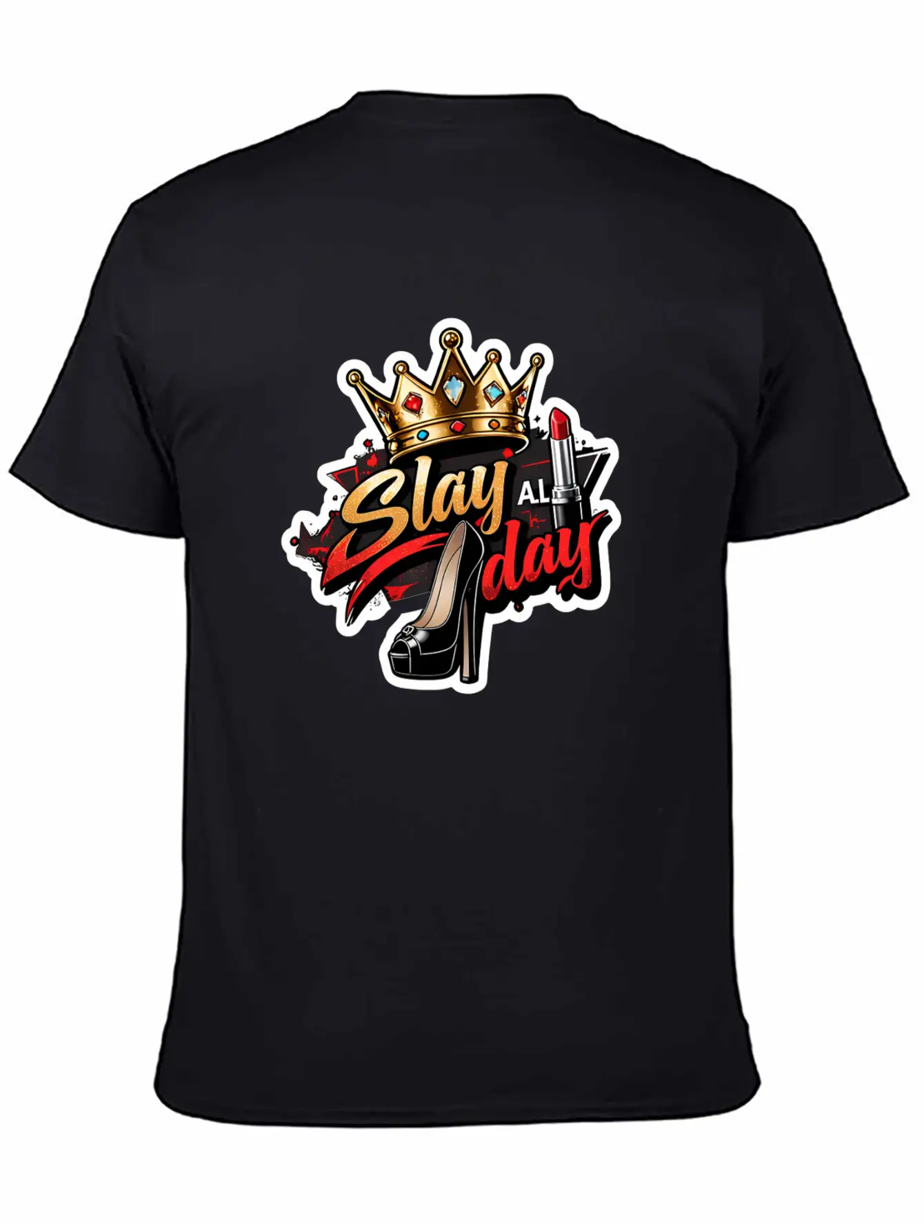 Slay All Day – Bold & Fierce Unisex Casual T-Shirt – Clean Design For Daily Comfort