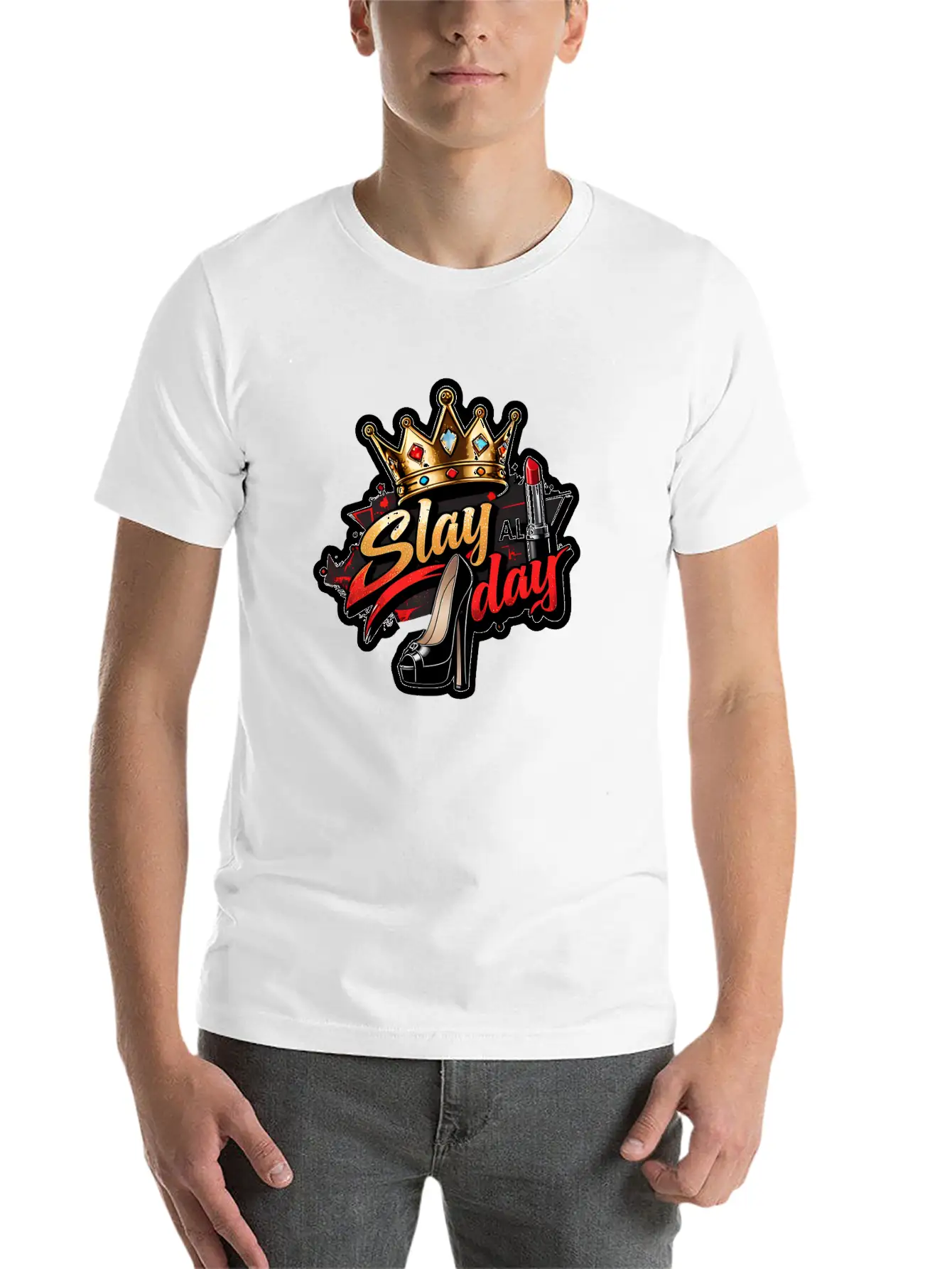Slay All Day – Bold & Fierce Unisex Casual T-Shirt – Clean Design For Daily Comfort
