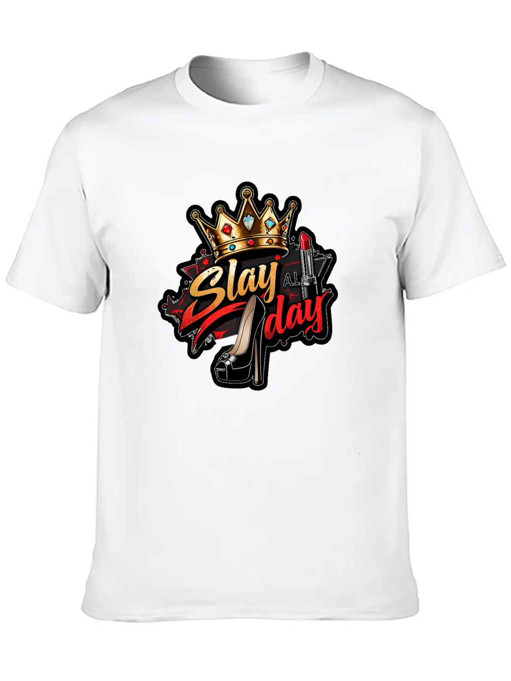 Slay All Day – Bold & Fierce Unisex Casual T-Shirt – Clean Design For Daily Comfort